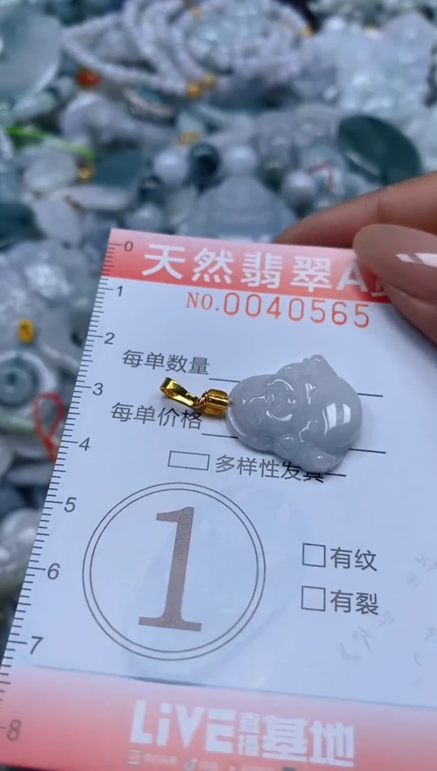 翡翠未镶嵌颈饰闪购0040565