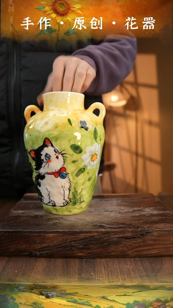 摆件陶12-3口径8高度21 手工测量 1-2误差