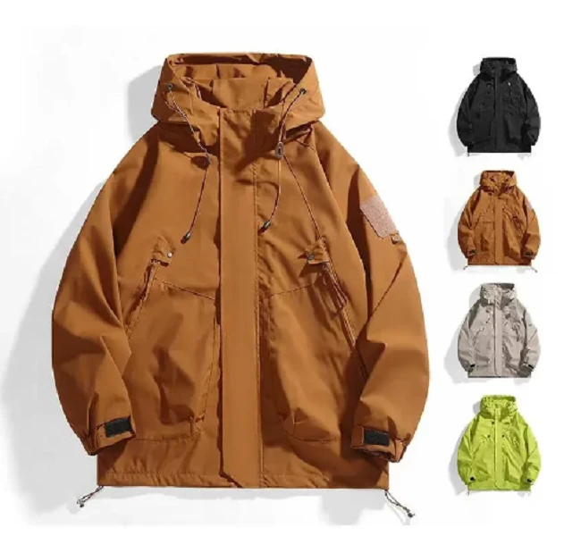 秋冬时尚户外冬季本布下摆休闲防水宽松保暖宽松型防风夹克43