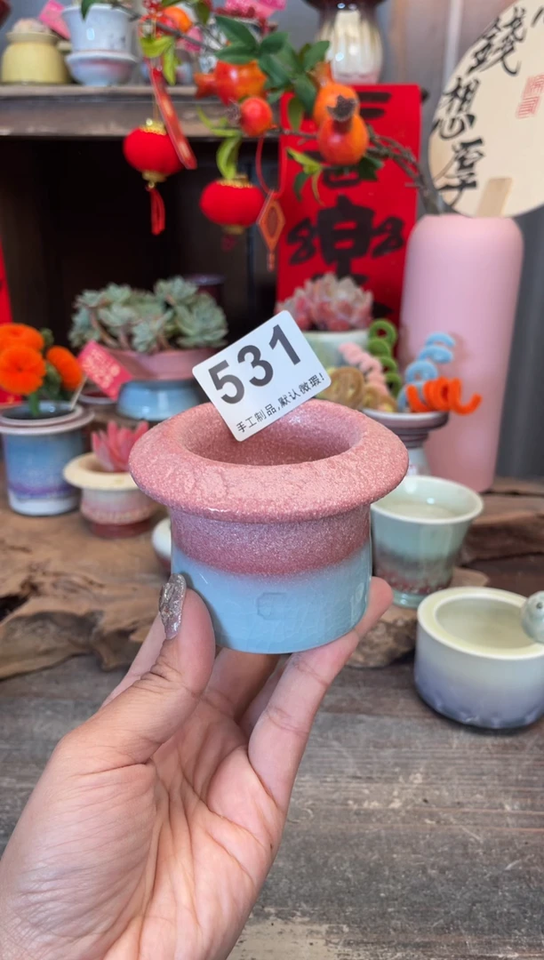 【闪购商品】摆件531小芳花盆直播编号