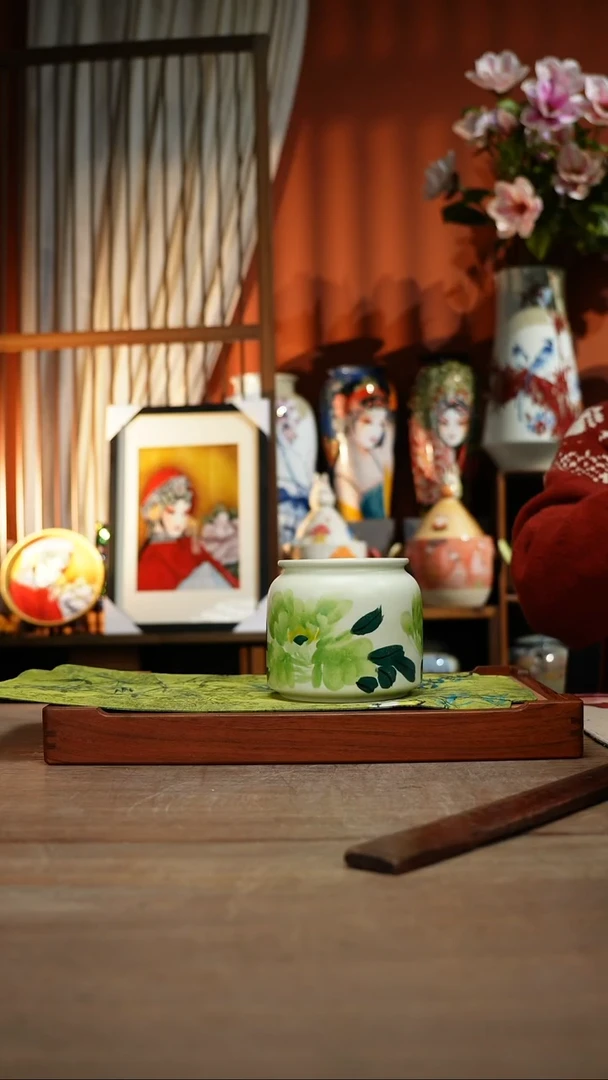 【简家甄选】景德镇设计师釉下手绘陶瓷