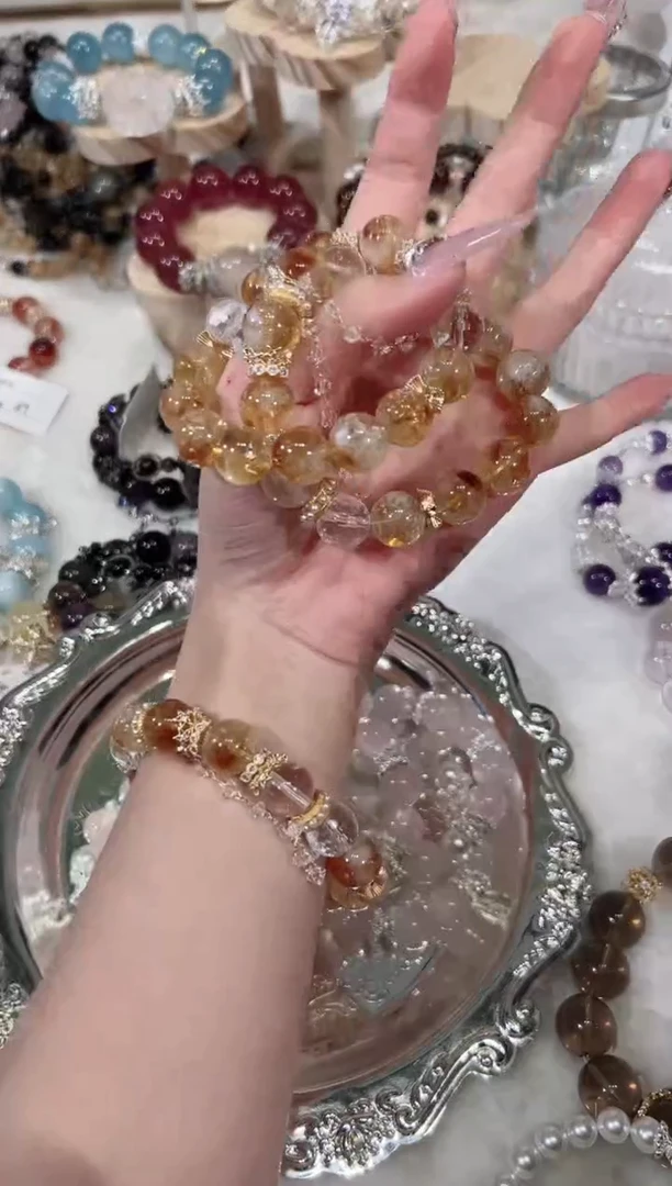 【闪购商品】水晶手链未镶嵌天然水晶默认微瑕 多样性发货发其一