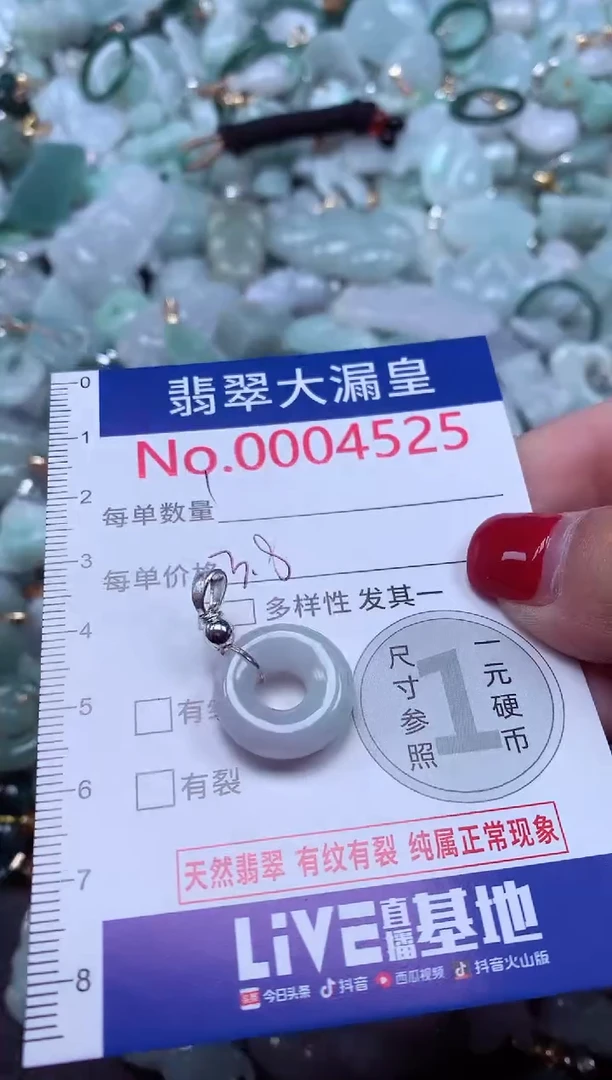 颈饰未镶嵌翡翠4525