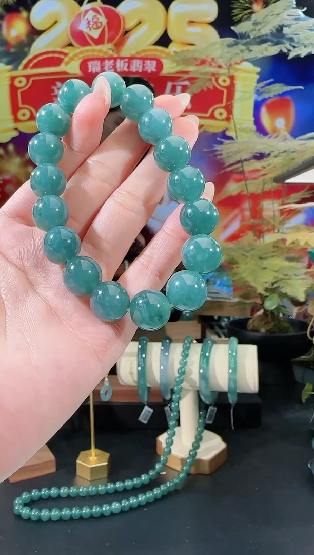 【闪购商品】翡翠手串未镶嵌手串多样性发一