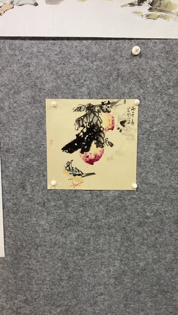 国画尚定固国画作品