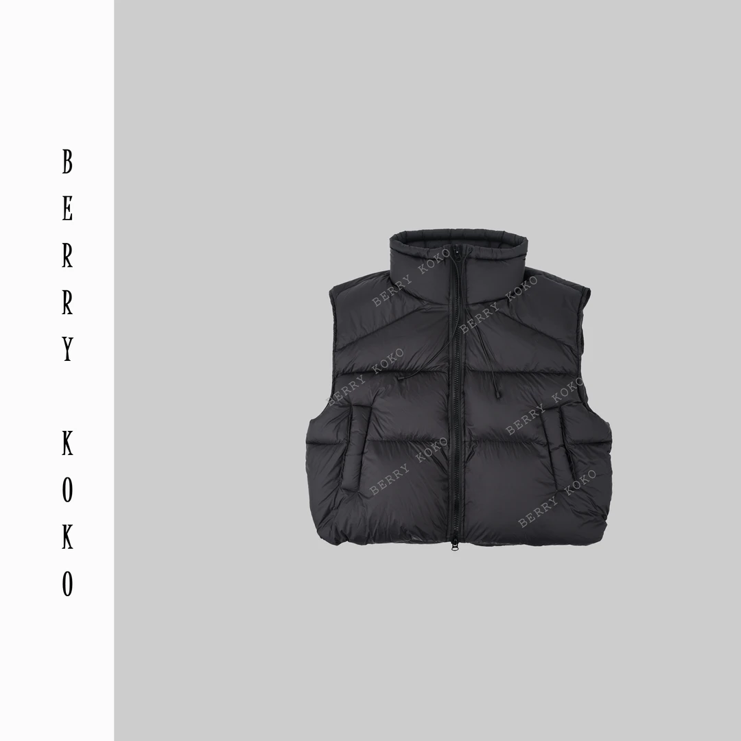 【MISSKO】  秋冬百搭90白鸭绒“面包”马甲 羽绒保暖时尚潮流J27