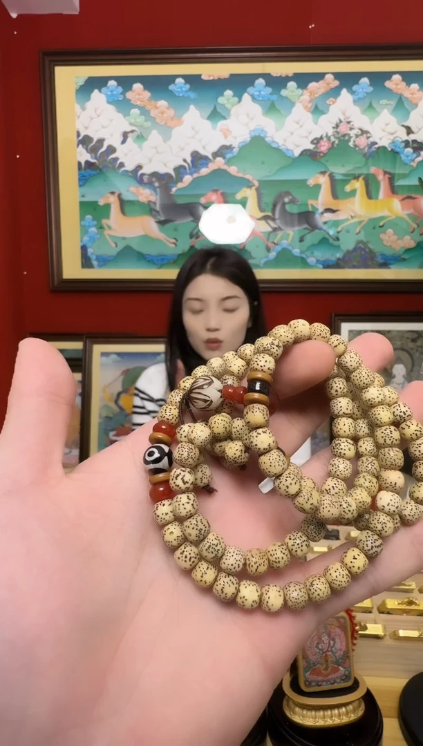 吊坠手串-热贡纯手绘-刀刀