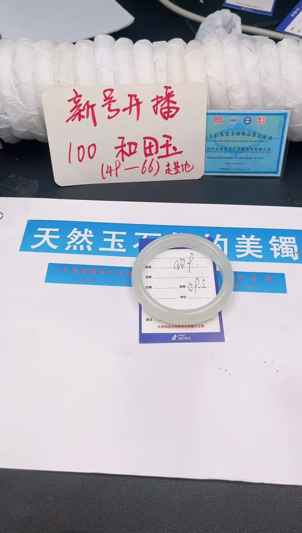 未镶嵌手镯和田玉Q173微色差