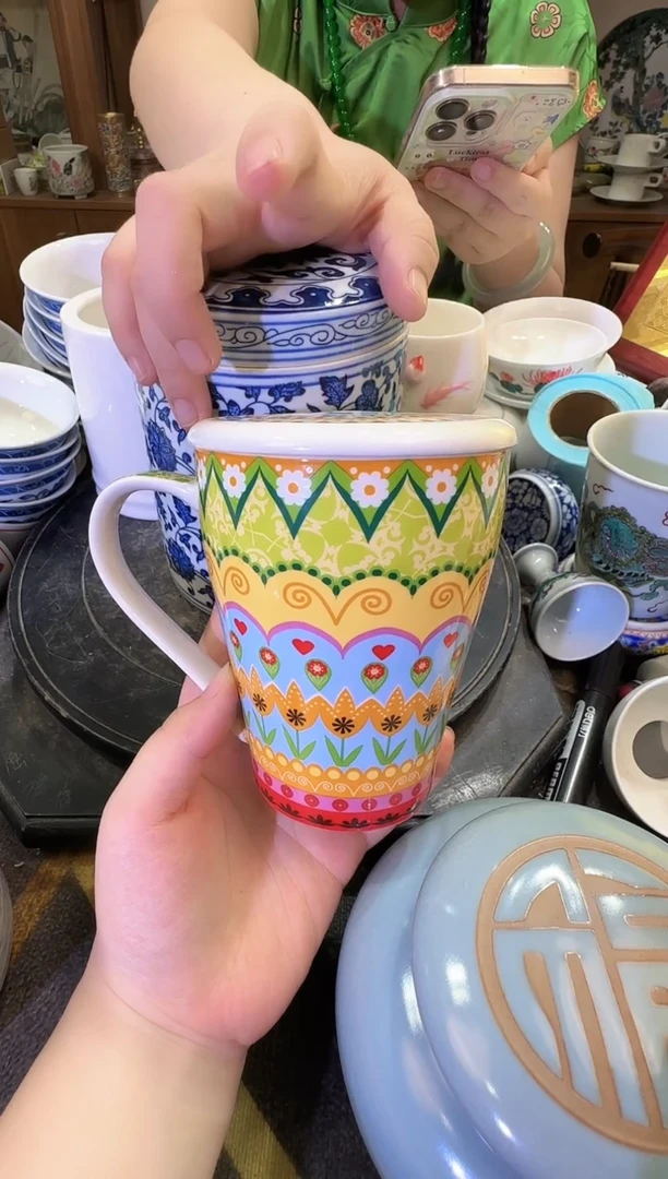 其他A154景德镇制陶瓷办公杯一件