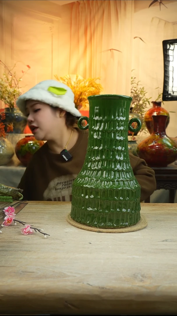 高36口12高温陶瓷花瓶