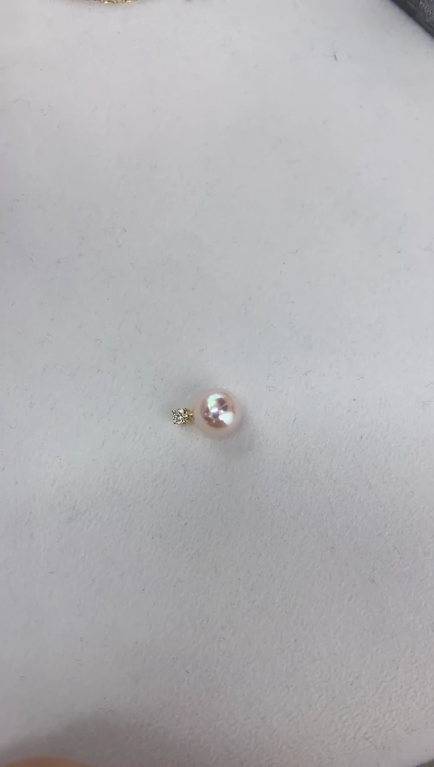 【闪购商品】海水珍珠颈饰18K金镶嵌天女大证王妃9-9.5多样性发
