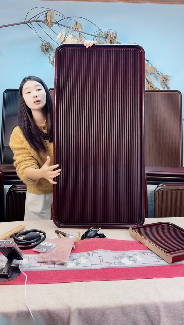 100*50*5千川大板红色款式茶盘