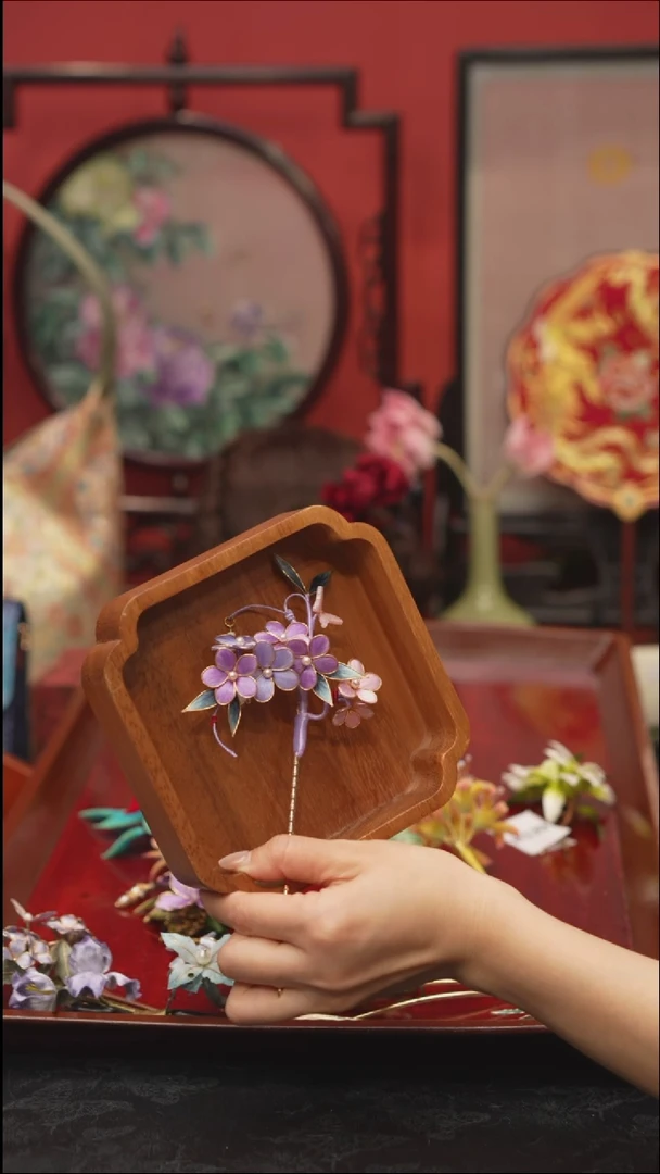 刺绣非遗苏绣手工饰品