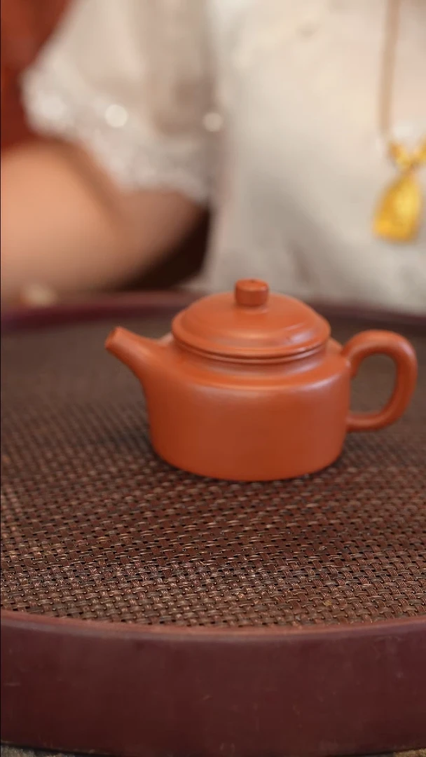 茶壶紫砂全手 大红袍 德中 150cc