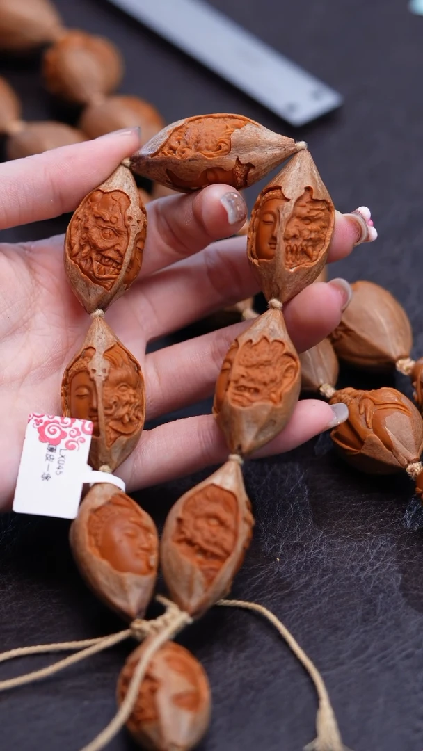 吊坠橄榄核原皮一念