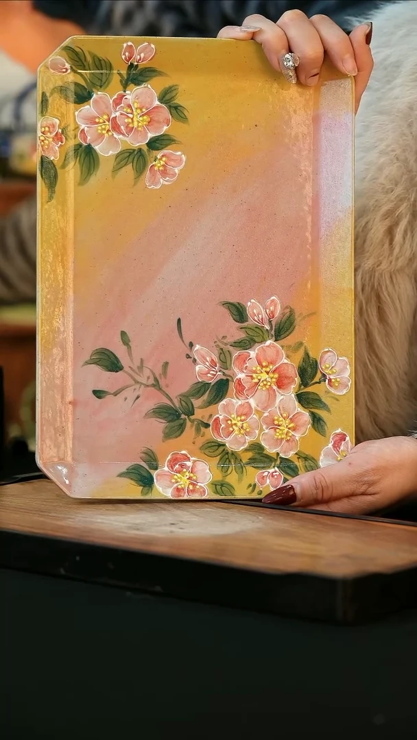 【闪购商品】杯手绘心瓷陶瓷浮力