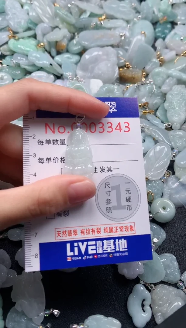 颈饰未镶嵌翡翠3343