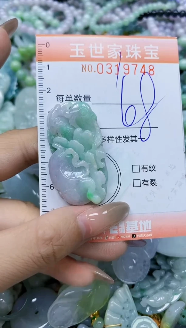 翡翠未镶嵌颈饰闪购0319748