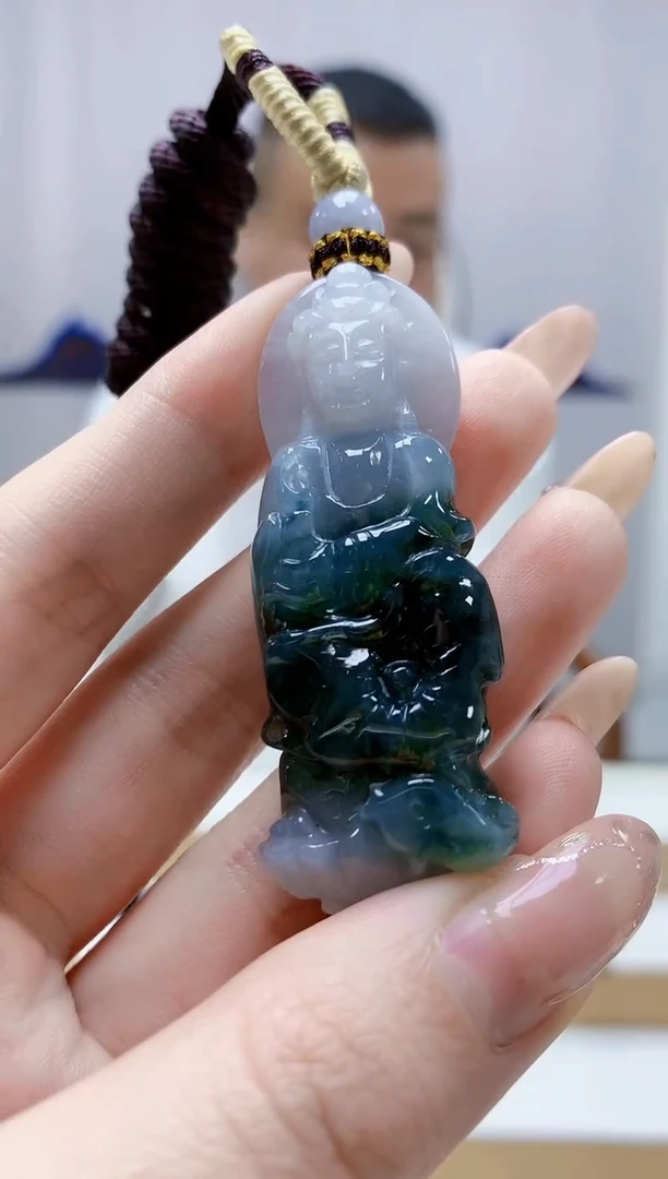 未镶嵌定制翡翠4898jw-毛货挂件26