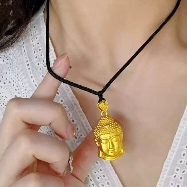 铜合金吊坠 男女佛头吊坠佛头 铜合金项坠/吊坠时尚气质百搭