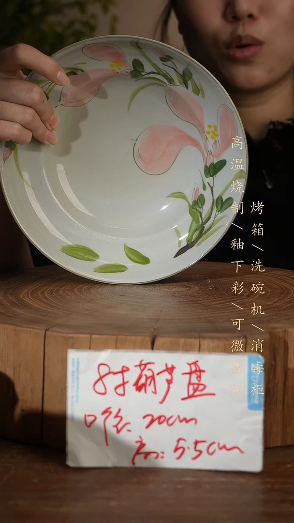 碗瓷景德镇手工手绘高温瓷釉下彩