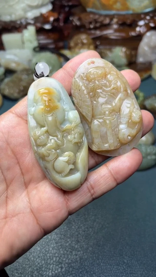 未镶嵌和田玉把件2