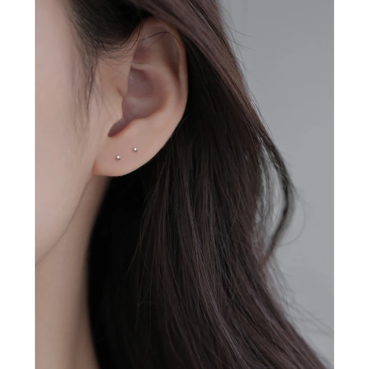 足银耳饰 养耳棒气质耳骨钉精致小巧养耳洞防过敏女款