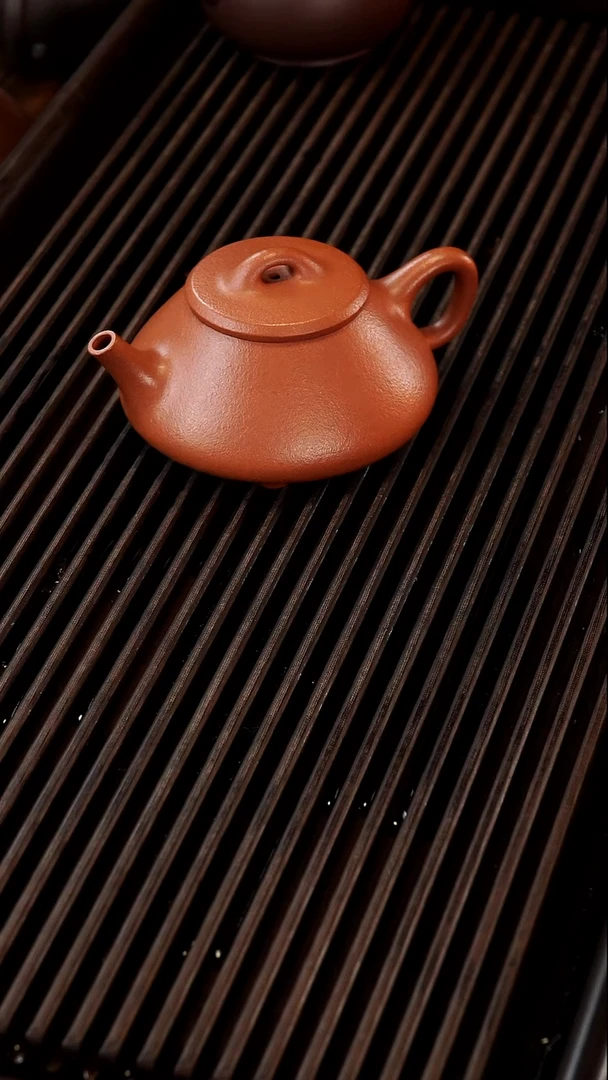 【闪购商品】紫砂茶壶半手精工红降破任瓢