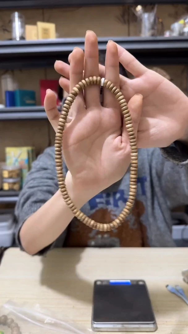 【闪购商品】沉香手串2号马来西亚算盘珠双圈多样性一条