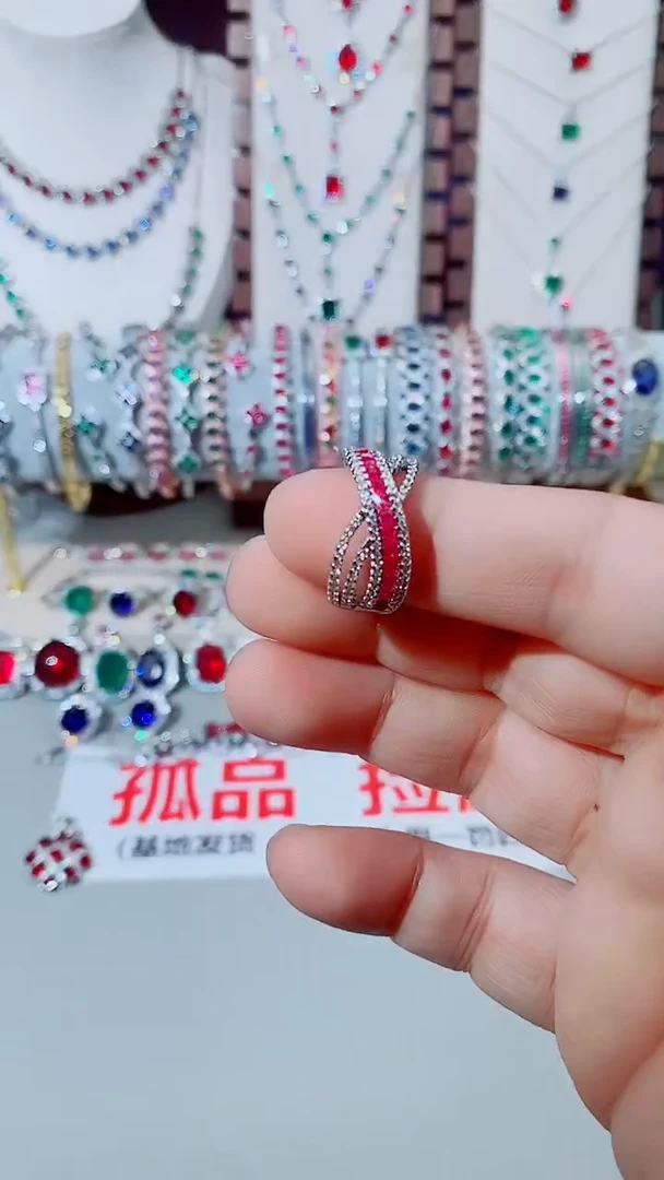 未镶嵌戒指红宝石红宝石x戒指