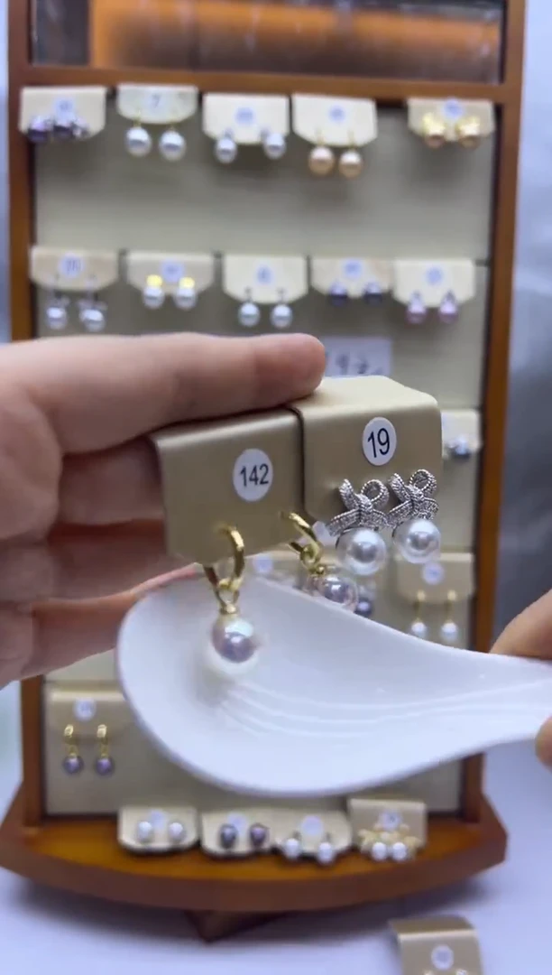 未镶嵌耳饰淡水珍珠142+19