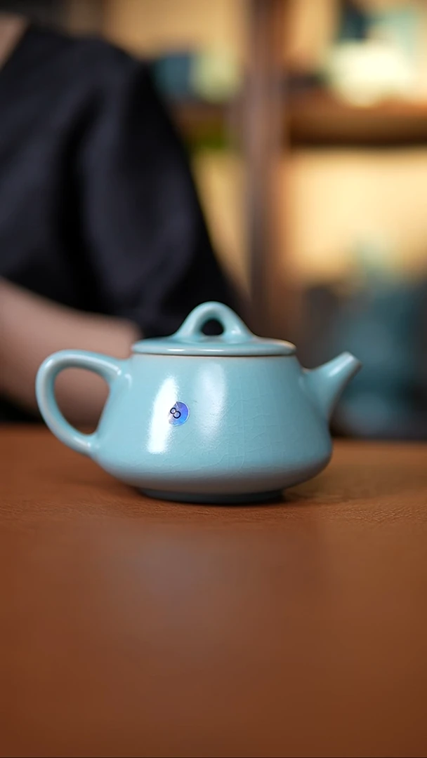 杯仿古天青精工石瓢壶伤球笼瑕