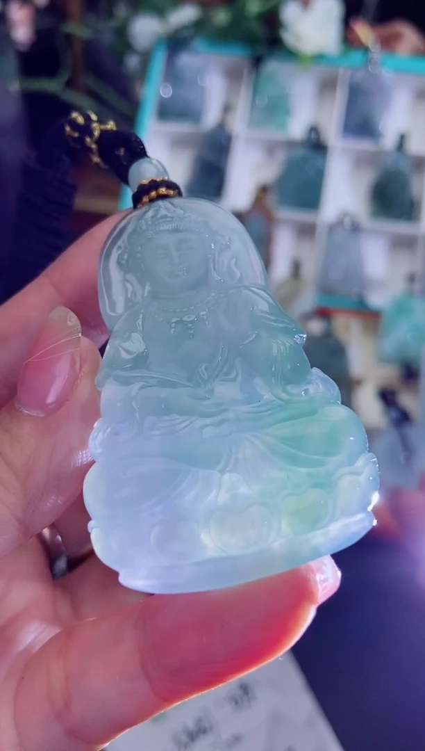 颈饰未镶嵌翡翠缅甸天然翡翠