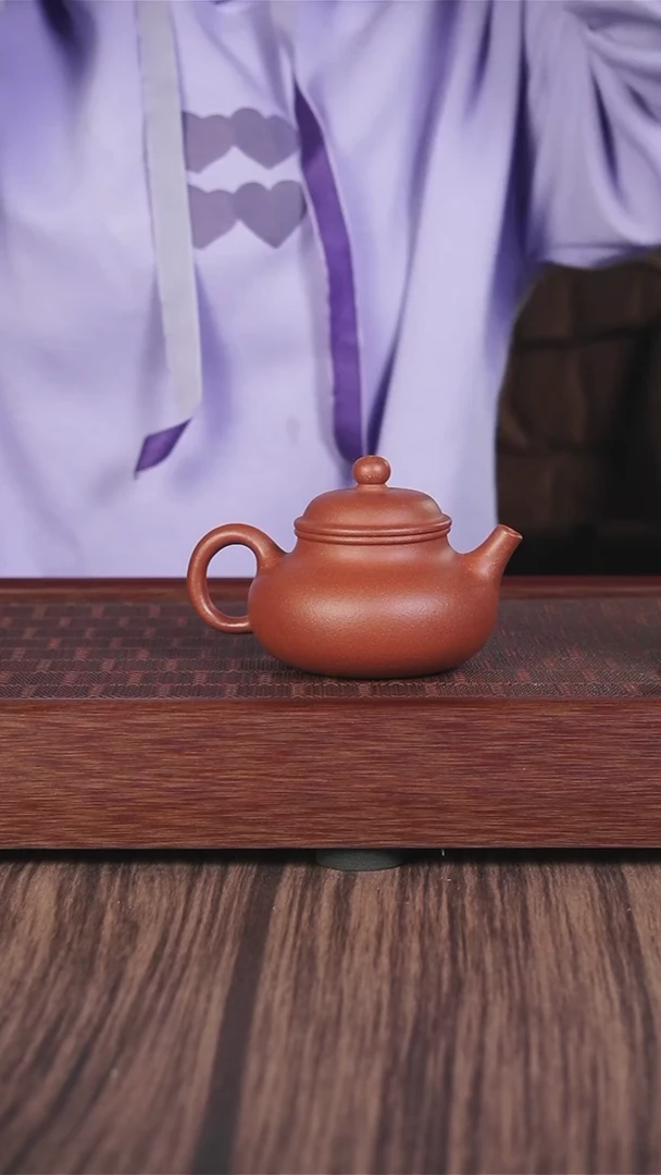 【闪购商品】紫砂茶壶xll  红降坡  容天