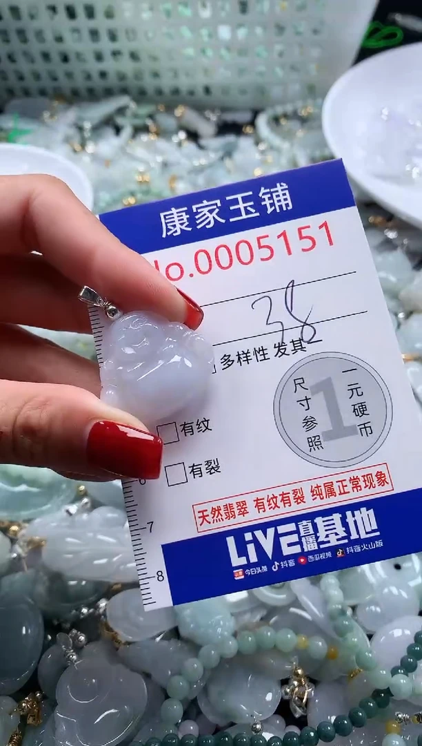 翡翠未镶嵌吊坠(不含链)5151