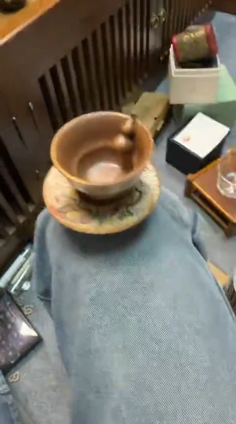 摆件陶茶具茶具茶具敦煌葫芦杯加碟