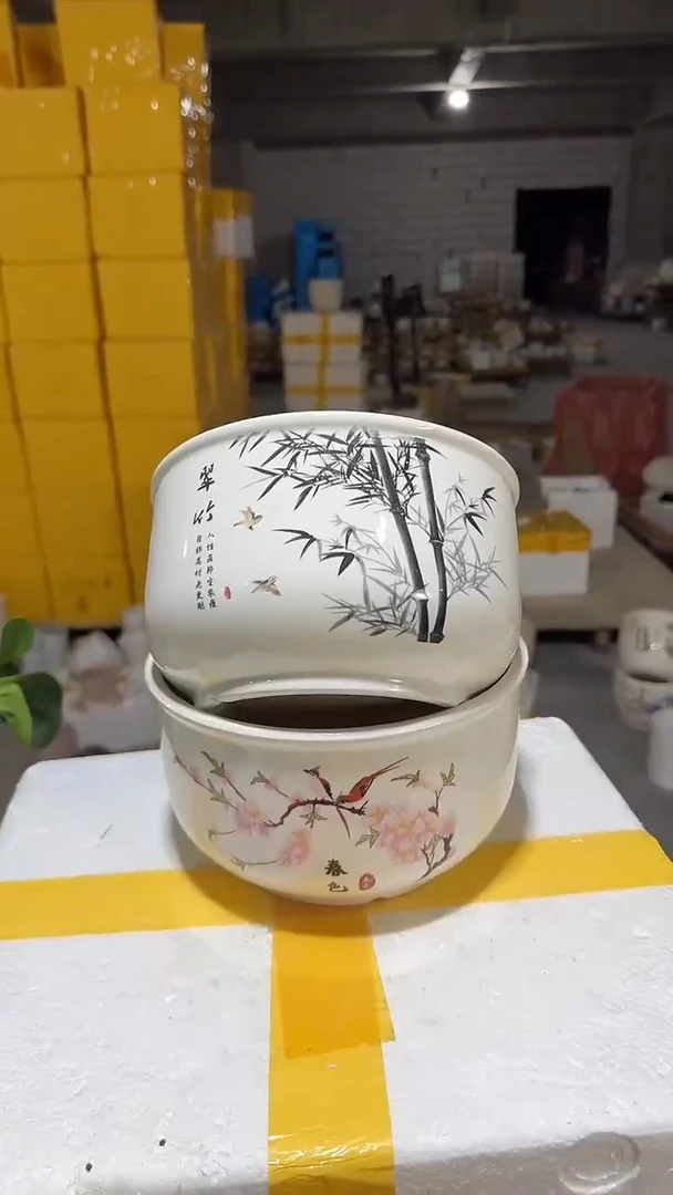 无孔高温陶瓷花盆+Q556