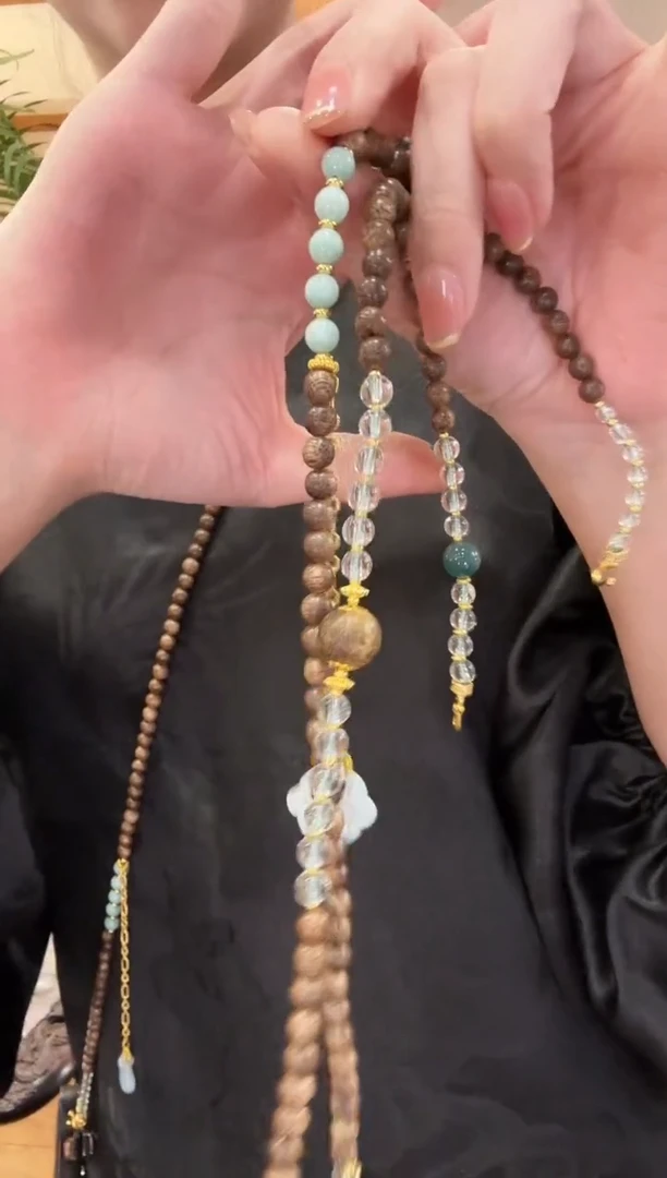 未镶嵌颈饰水晶国风多样性发其一