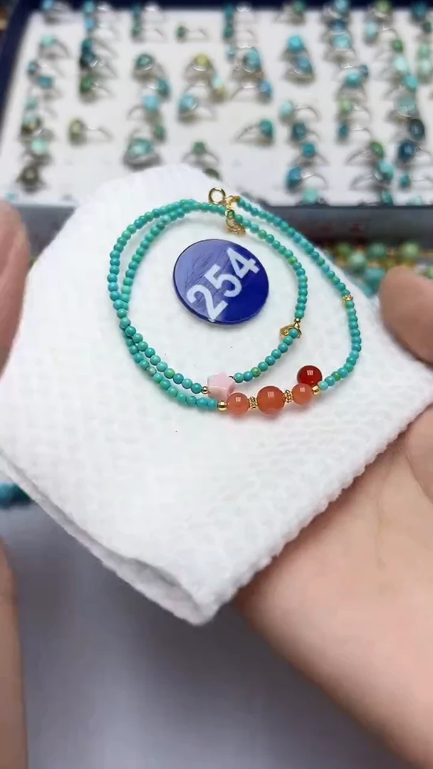 玛瑙/玉髓手串未镶嵌254