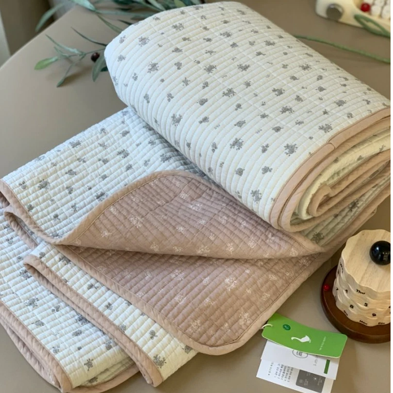 2025款双面纯棉夹棉单床盖-不跑不皱