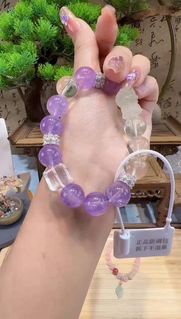水晶手链未镶嵌手饰@@F4990