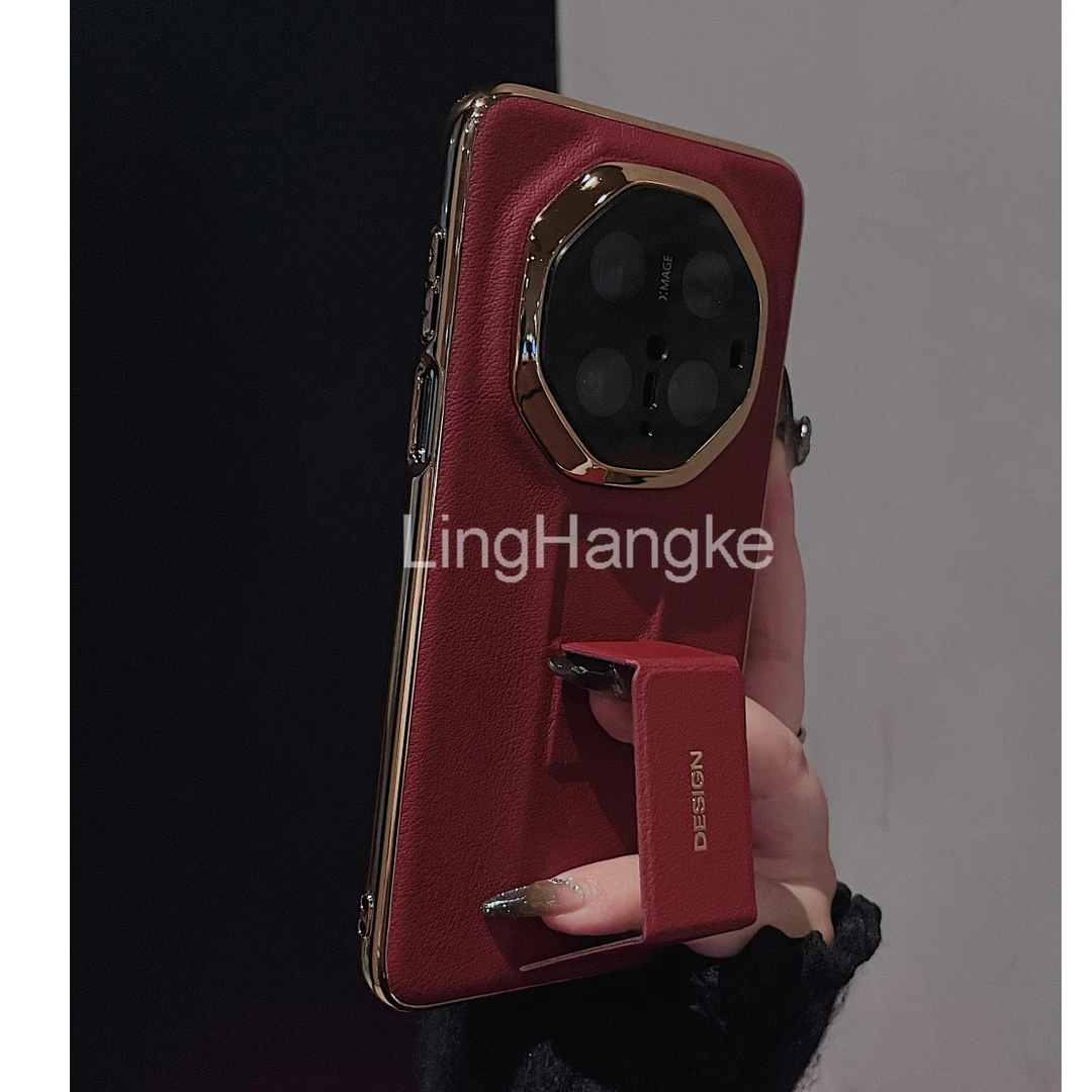 适用华为Mate70RS非凡大师手机壳新款60pro+腕带支架商务70pro/70