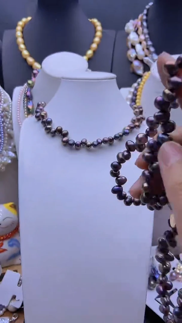 淡水珍珠未镶嵌颈饰1