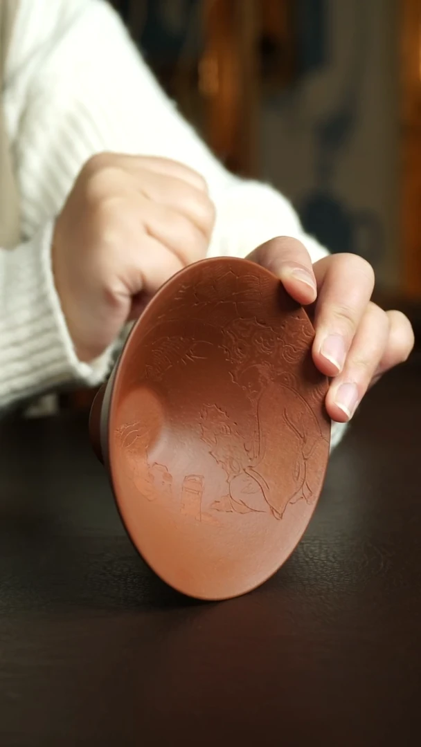 茶杯紫砂40号 孤品特惠斗笠杯 宜兴紫砂原矿作品