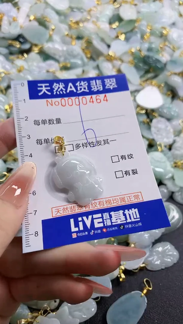 颈饰未镶嵌翡翠天然A货翡翠