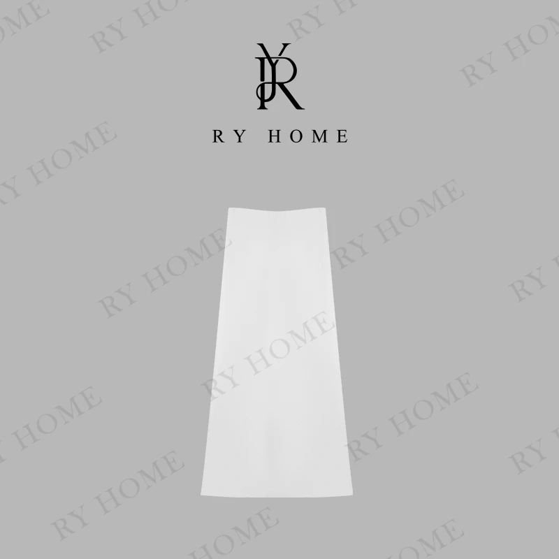 【容雨RYHOME】100精纺亚麻“生活极简”高级感百合花鱼尾裙252Q1328
