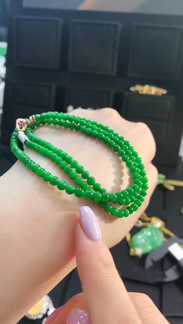 【闪购商品】翡翠颈饰未镶嵌珠串