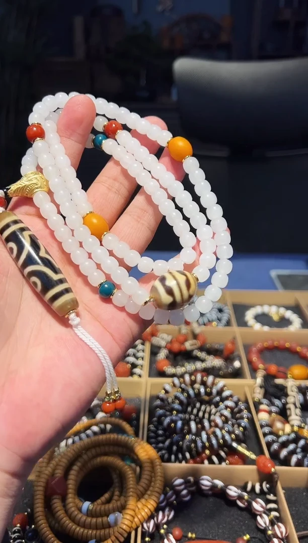 玛瑙/玉髓（覆膜）项链未镶嵌8+108