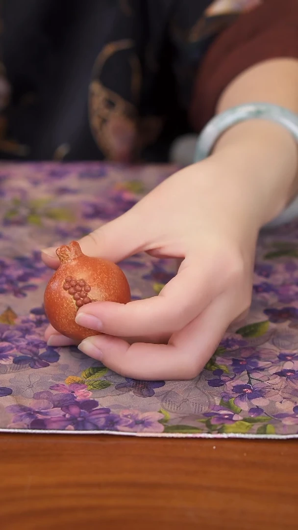 茶壶紫砂石榴香插