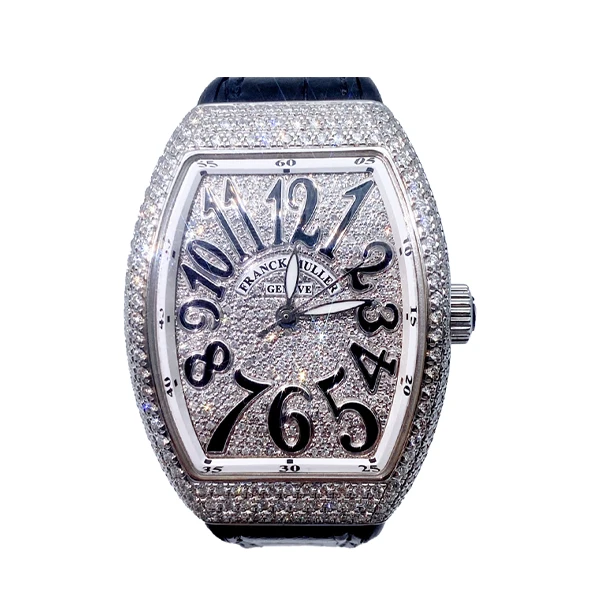 99新 Franck Muller/法兰克穆勒 老佛爷/法兰克穆勒V35后盘后钻